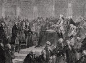Rei Luís XVI (1754-93) Aceita e jura a Constituição, 14 de setembro de 1791